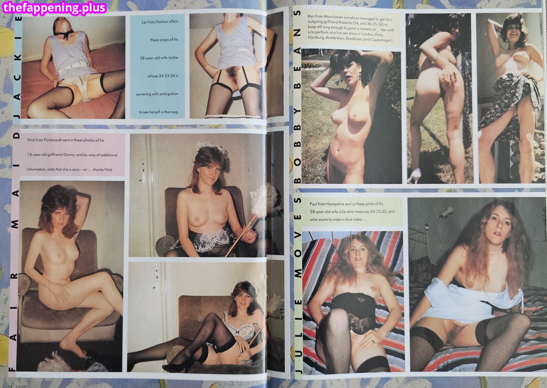 1980'S & Early 90'S Page 3 Girls / GlamourTeaJames / https: / mariawhittaker Foto OnlyFans Nua #755