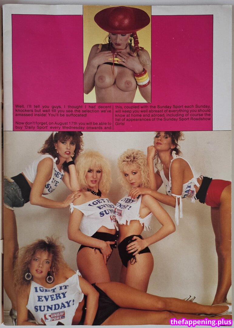 1980'S & Early 90'S Page 3 Girls / GlamourTeaJames / https: / mariawhittaker Foto OnlyFans Nua #1006