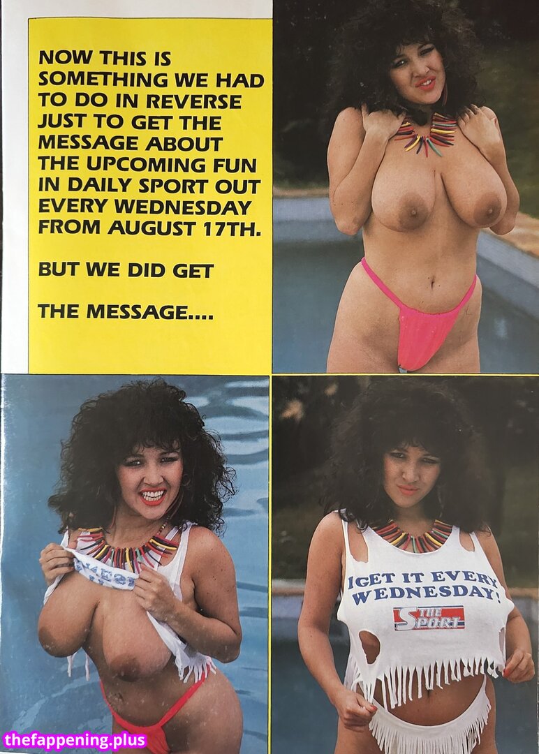 1980'S & Early 90'S Page 3 Girls / GlamourTeaJames / https: / mariawhittaker Photo OnlyFans Nu #1031