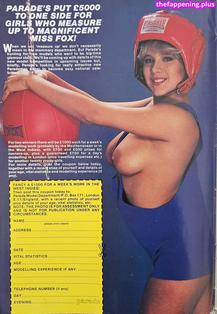 1980'S & Early 90'S Page 3 Girls / GlamourTeaJames / https: / mariawhittaker 裸照OnlyFans照片 #1535