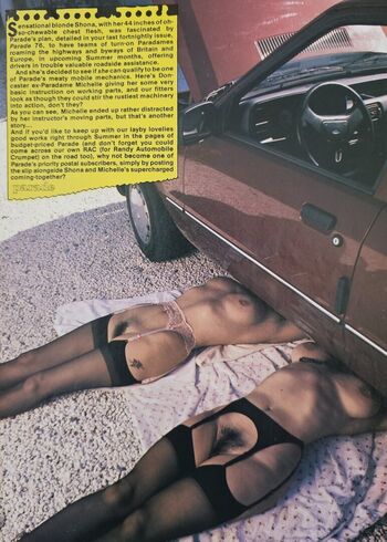 1980'S & Early 90'S Page 3 Girls