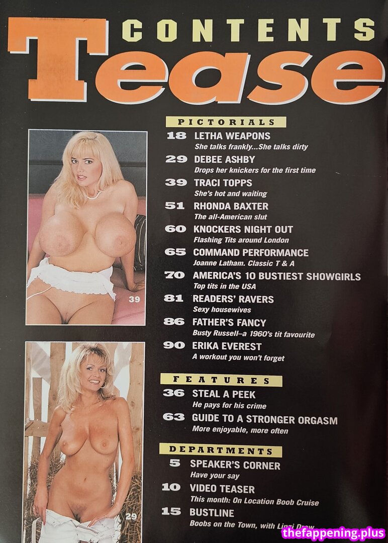 1980'S & Early 90'S Page 3 Girls / GlamourTeaJames / https: / mariawhittaker 裸照OnlyFans照片 #1929