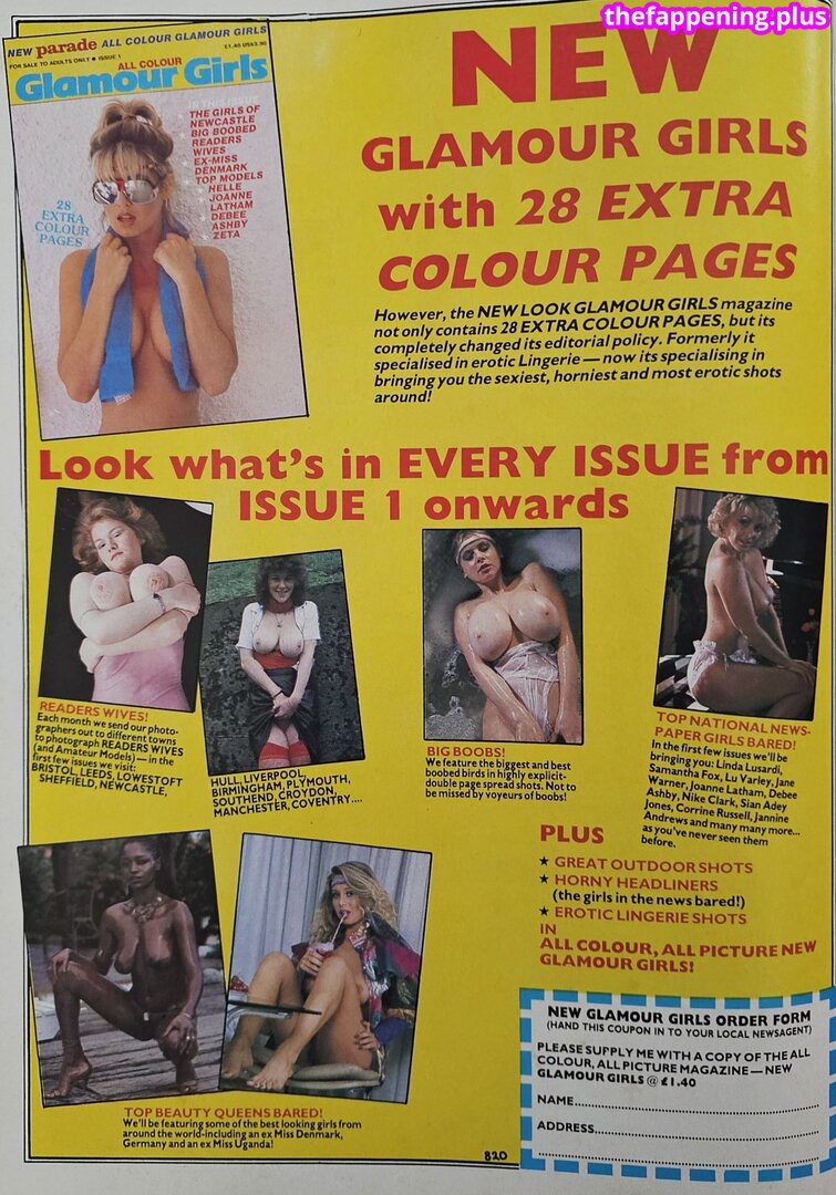 1980'S & Early 90'S Page 3 Girls / GlamourTeaJames / https: / mariawhittaker ヌードOnlyFans写真 #2004