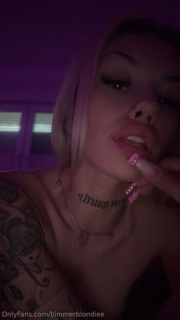 Full leaked Bimmerblondiee private onlyfans photo
