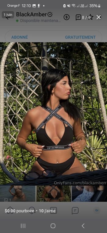 Full leaked Blackamber private onlyfans photo