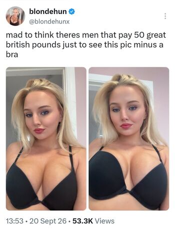 Full leaked Blondehunx private onlyfans photo