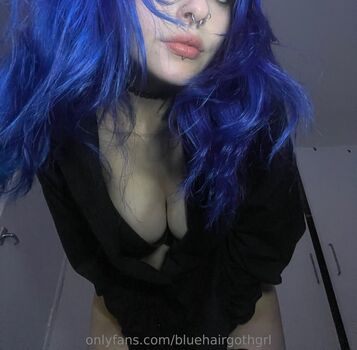 Full leaked Bluehairgothgrl private onlyfans photo