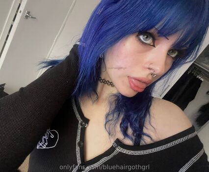 Full leaked Bluehairgothgrl private onlyfans photo