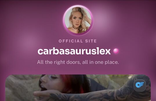 Full leaked Carbasaurus private onlyfans photo