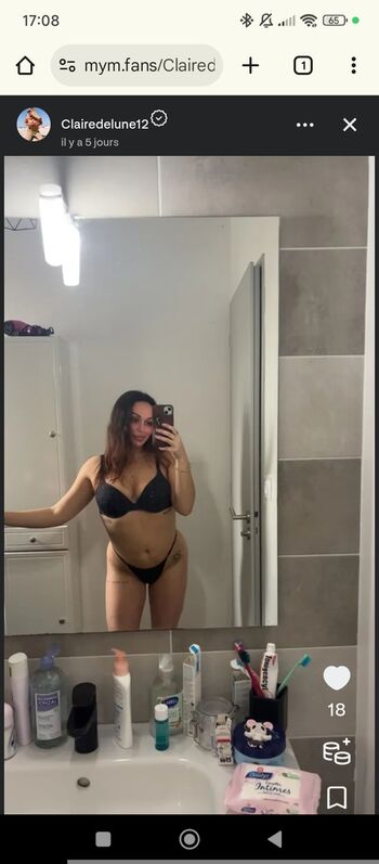 Full leaked Clairedelune private onlyfans photo
