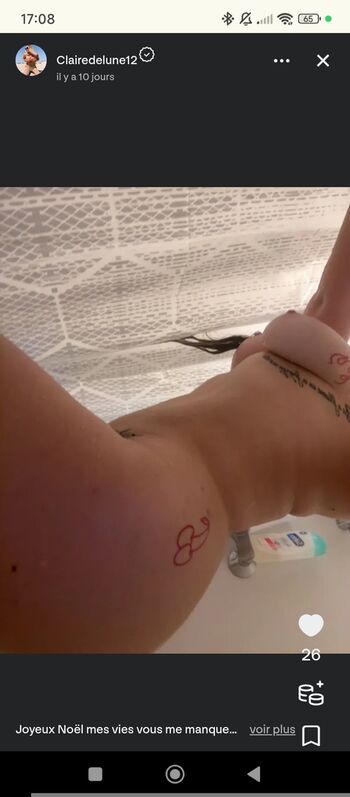 Full leaked Clairedelune private onlyfans photo