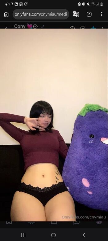 Full leaked Cnymiau private onlyfans photo
