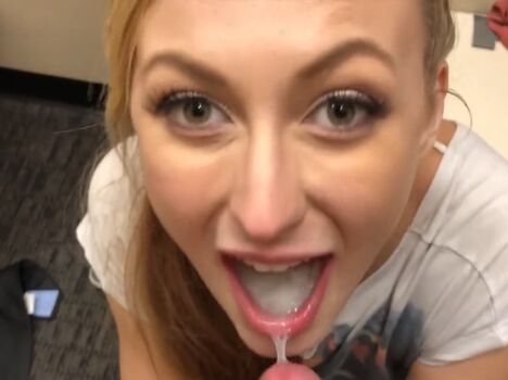 Full leaked Cum swallowing page private onlyfans photo