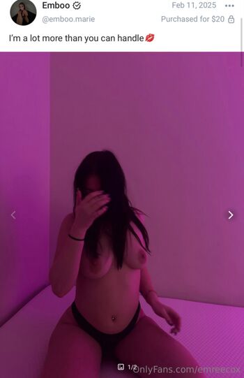 Full leaked Emboo marie private onlyfans photo