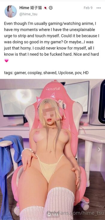 Full leaked Hime tsu private onlyfans photo
