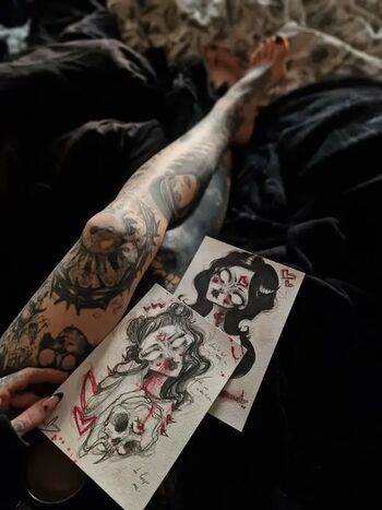 Full leaked Inked feet page private onlyfans photo