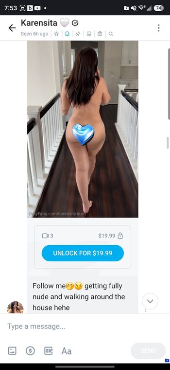 Full leaked Karensitaburn private onlyfans photo