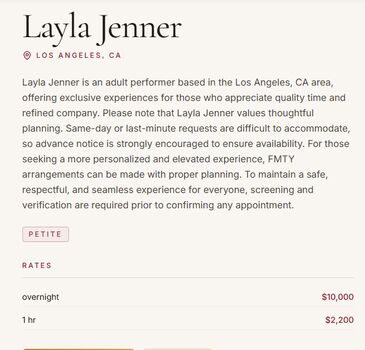 Full leaked Layla jenner page private onlyfans photo