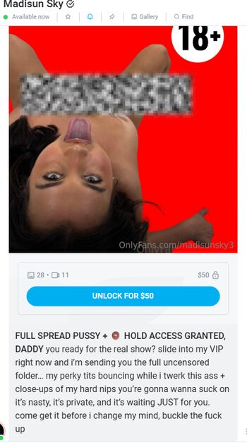 Full leaked Madisunskye private onlyfans photo