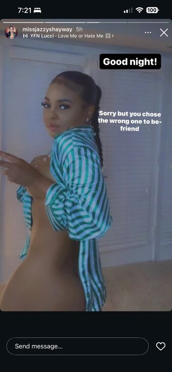 Full leaked Missjazzyshayway private onlyfans photo