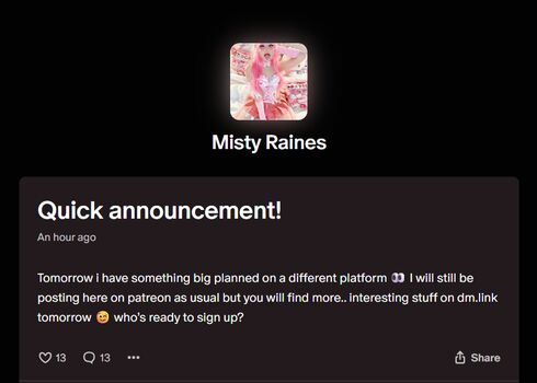 Full leaked Misty raines page private onlyfans photo