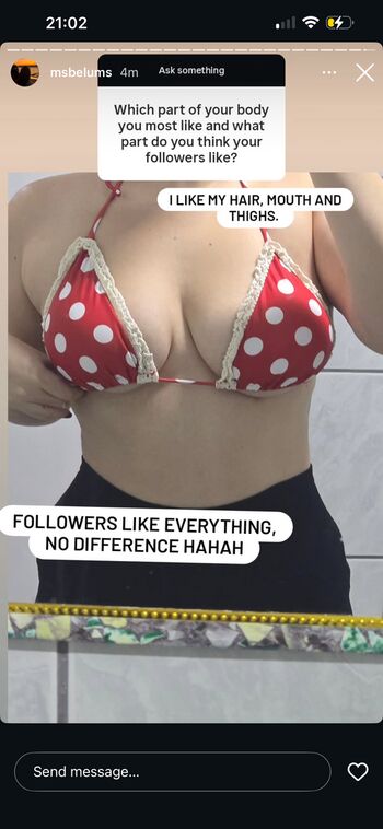 Full leaked Msbellums u private onlyfans photo