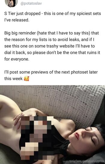 Full leaked Potatoslav private onlyfans photo