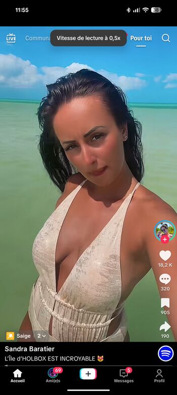 Full leaked Sandra baratier tiktokeuse private onlyfans photo