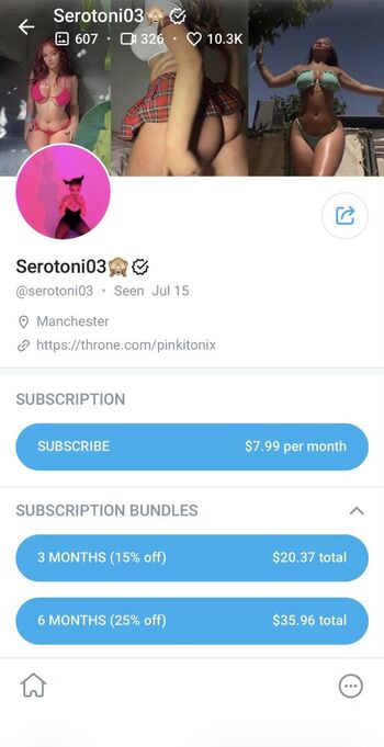 Full leaked Serotoni private onlyfans photo