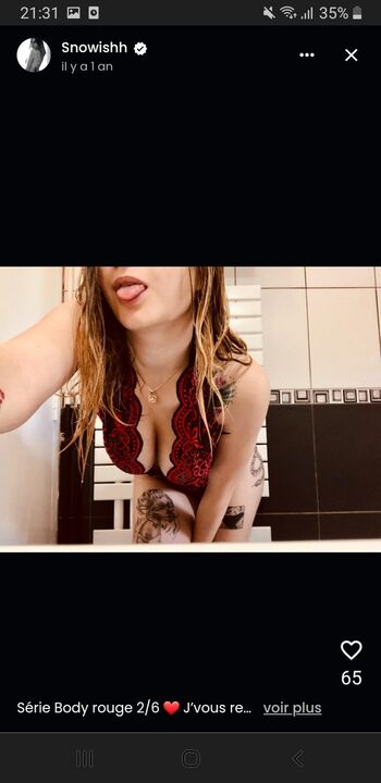 Full leaked Snowishh private onlyfans photo