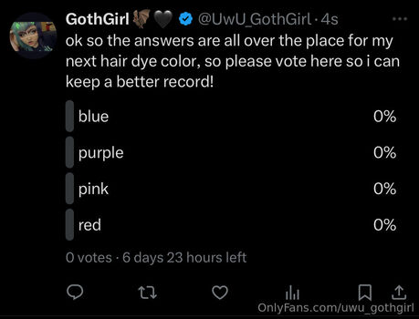 Full leaked Uwu gothgirl private onlyfans photo